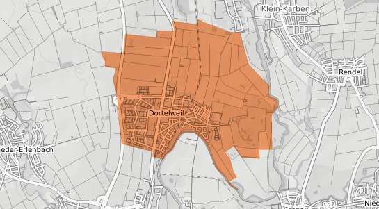 Mietspiegelkarte Bad Vilbel Dortelweil